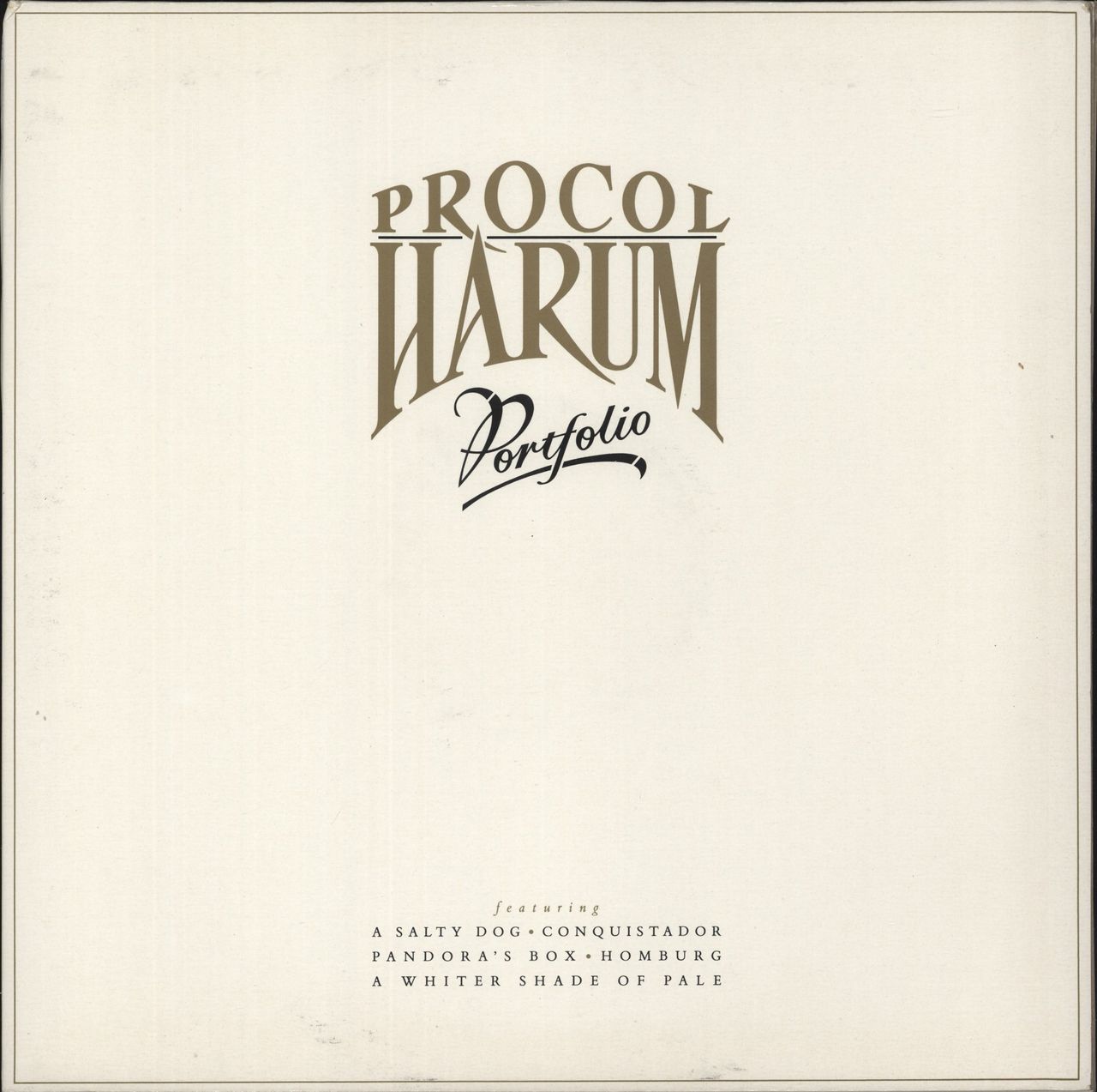 Procol Harum Portfolio UK 2-LP vinyl set