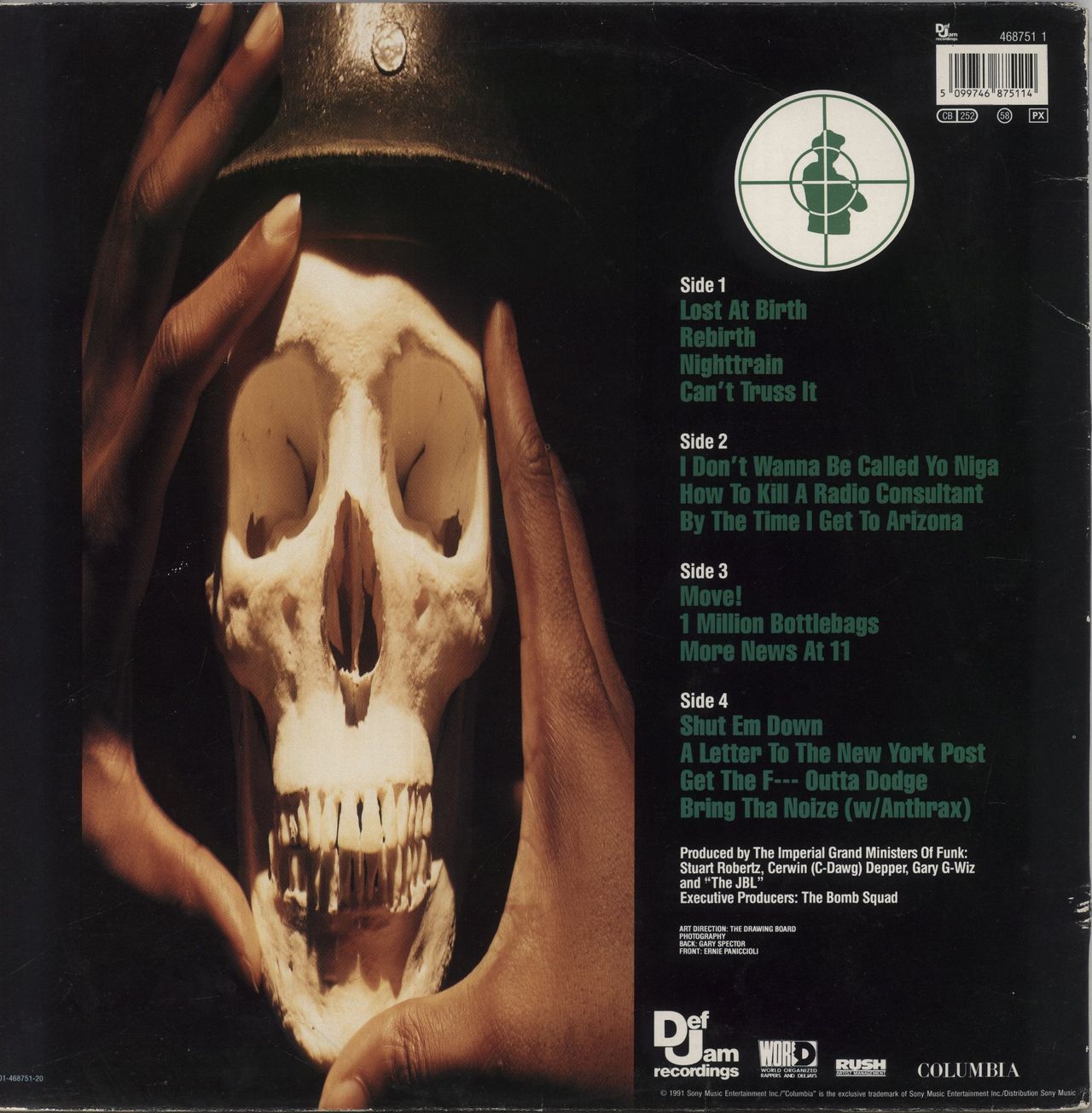 Public Enemy Apocalypse 91...The Enemy Strike Black - VG Dutch 2-LP vinyl set
