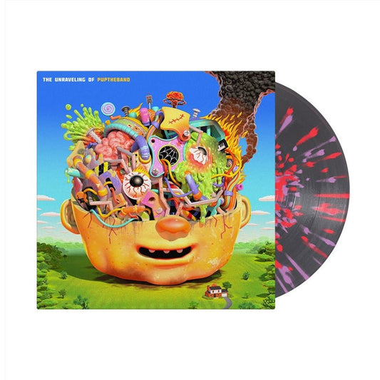 Pup - The Unravelling Of Puptheband – Black With Pink & Violet Splatter Vinyl LP Record