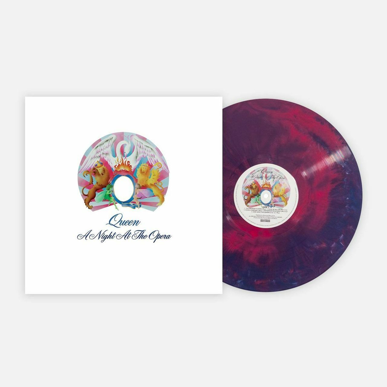 Queen A Night At The Opera - Purple Galaxy Vinyl - 2nd US Vinyl LP