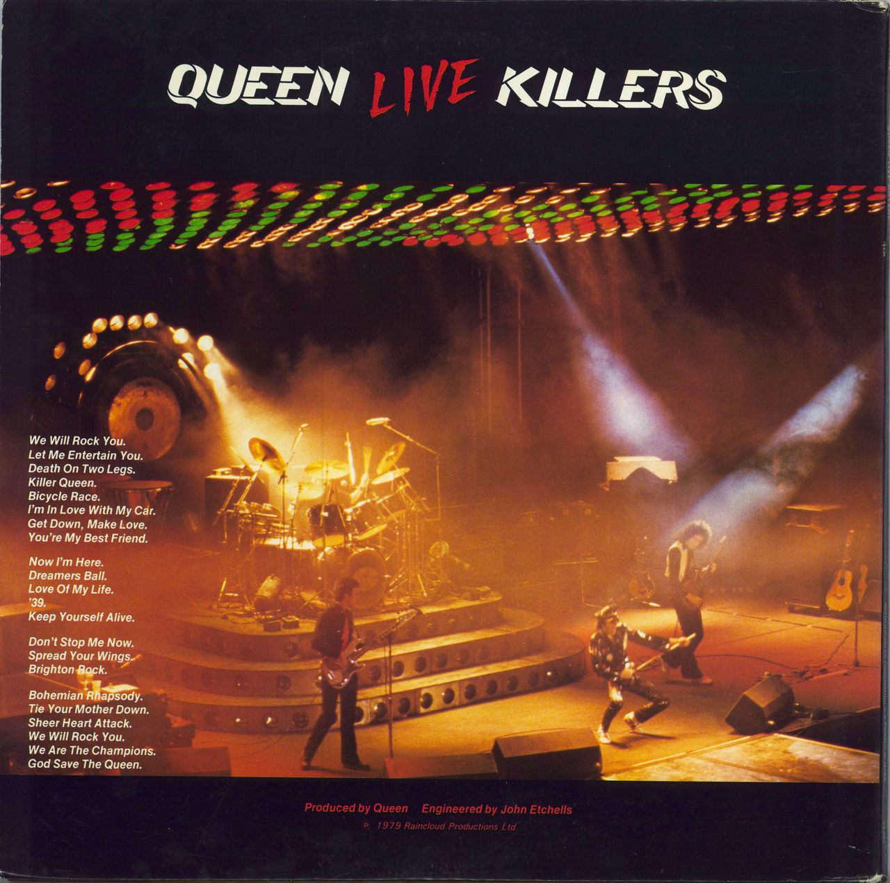 Queen Live Killers - Red & Green Vinyl + Obi Japanese 2-LP vinyl set