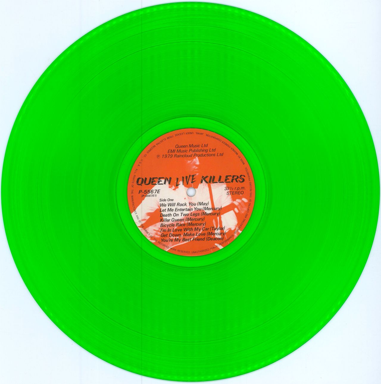 Queen Live Killers - Red & Green Vinyl + Obi Japanese 2-LP vinyl set