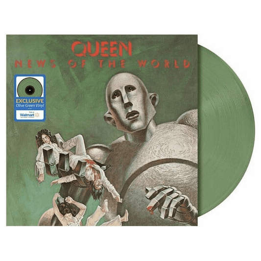 Queen - News Of The World - Olive Green Vinyl LP Record