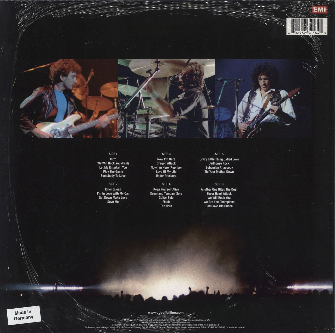 Queen Rock Montreal - Blue Vinyl - Sealed UK 3-LP vinyl set