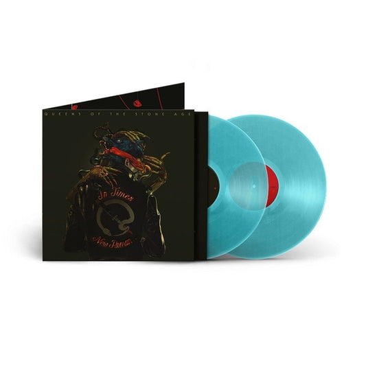 Queens of the Stone Age - In Times New Roman - Blue Vinyl LP Record