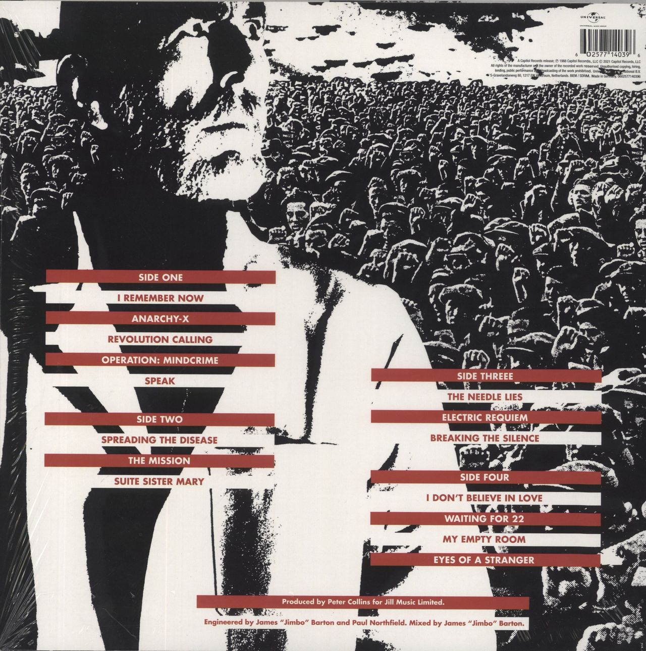 Queensryche Operation: Mindcrime - Remastered - Shrink UK 2-LP vinyl set