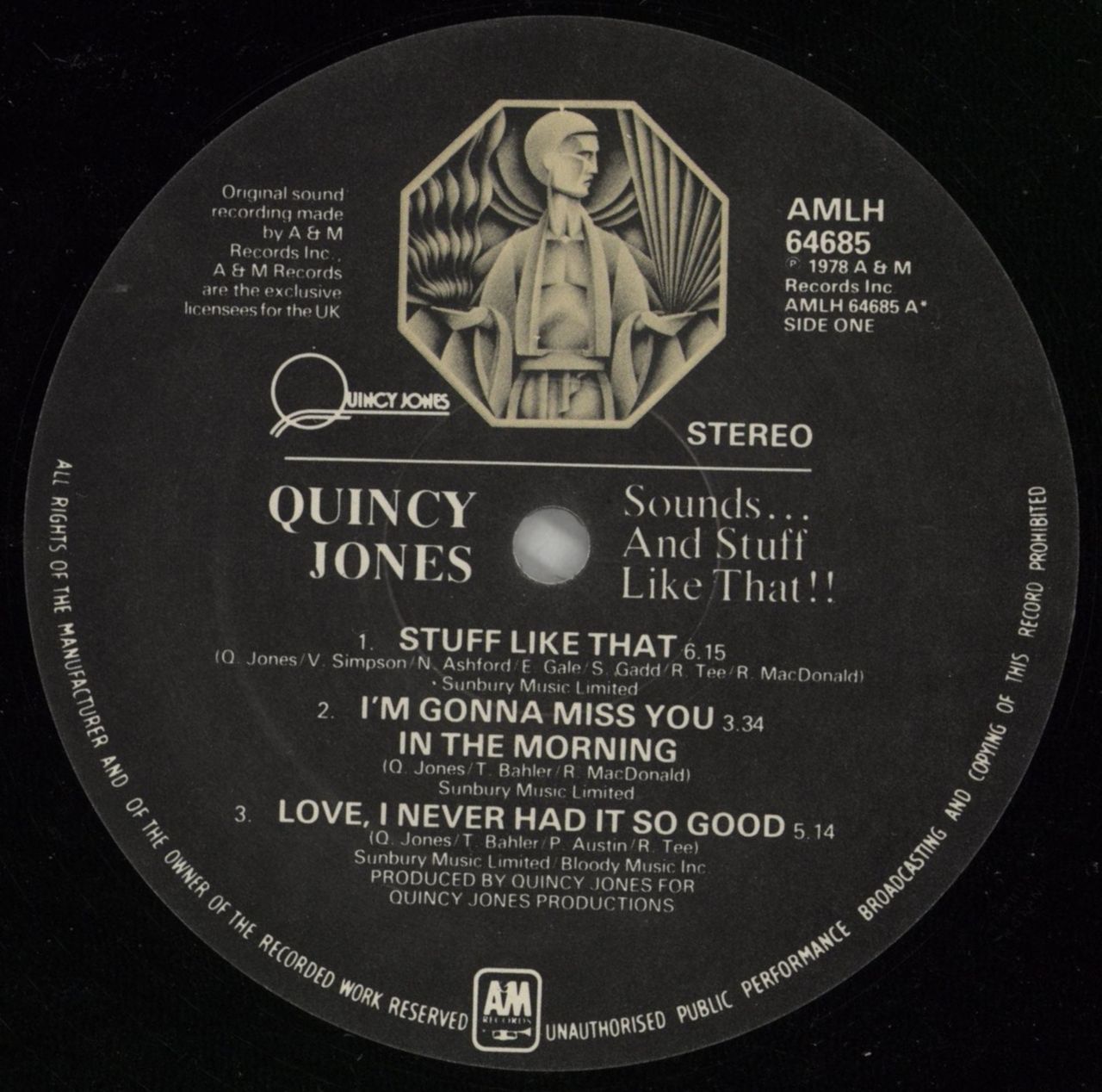 Quincy Jones Sounds... And Stuff Like That! - Nimbus Supercut UK Vinyl LP