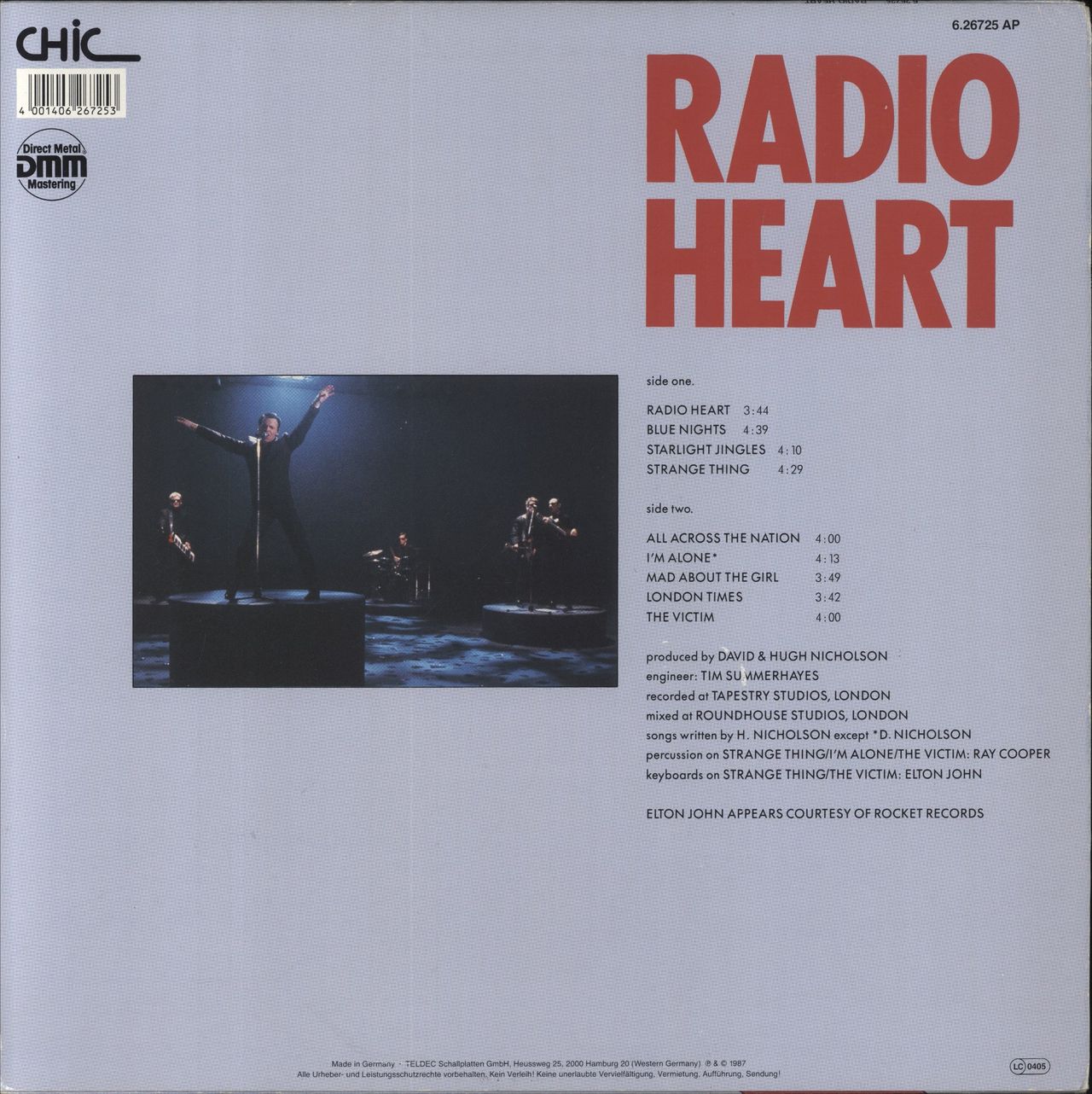 Radio Heart Radio Heart German Vinyl LP