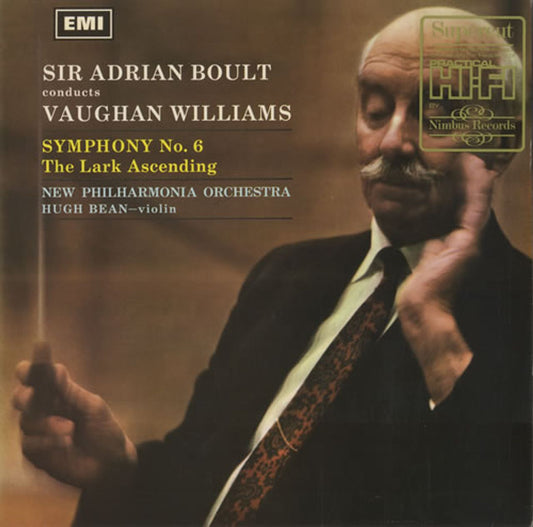 Ralph Vaughan Williams Symphony No. 6 - Nimbus Supercut UK Vinyl LP