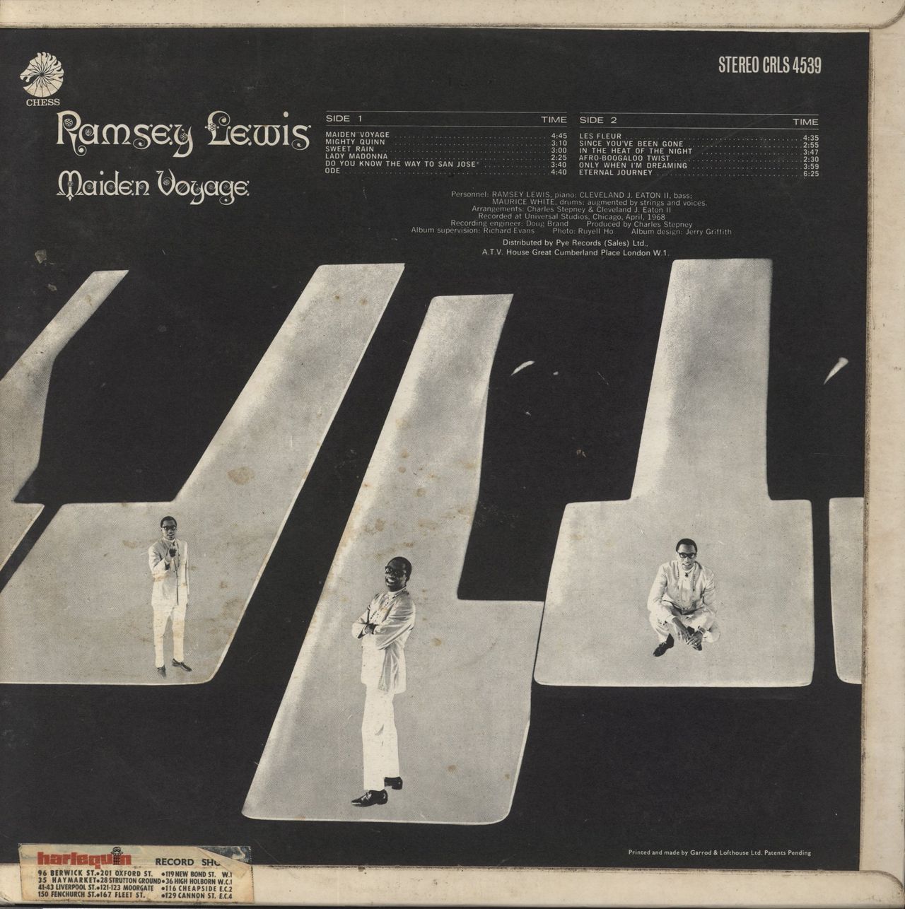 Ramsey Lewis Maiden Voyage UK Vinyl LP