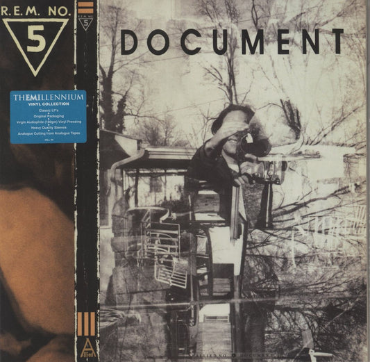 REM Document - 180gm - Stickered PVC UK Vinyl LP