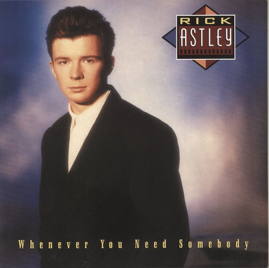 Rick Astley Whenever You Need Somebody - RSD 2022 - Red Vinyl UK Vinyl LP