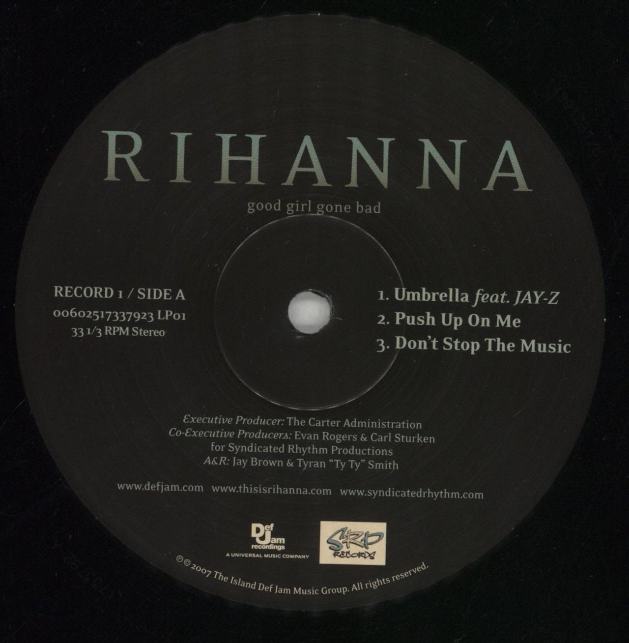 Rihanna Good Girl Gone Bad - EX US 2-LP vinyl set