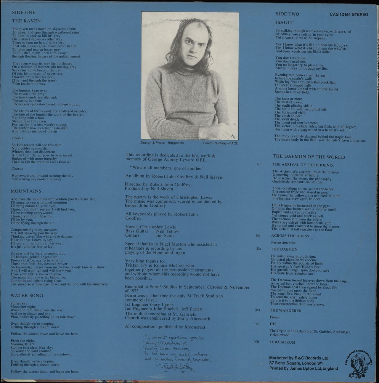 Robert John Godfrey Fall Of Hyperion UK Vinyl LP