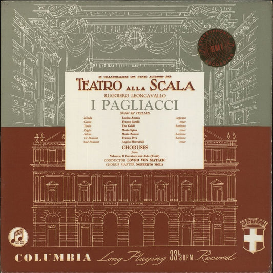Ruggiero Leoncavallo Ruggiero Leoncavallo: I Pagliacci / Verdi Choruses UK 2-LP vinyl set