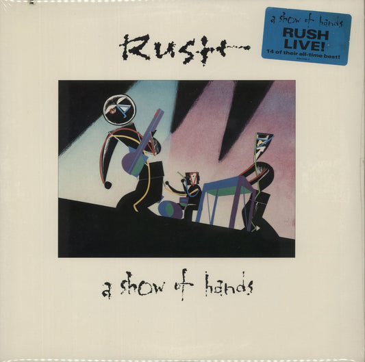 Rush A Show Of Hands - Sealed + Stickered US 2-LP vinyl set