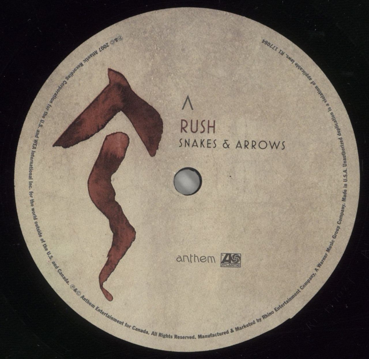 Rush Snakes & Arrows - 200 Gram Vinyl US 2-LP vinyl set