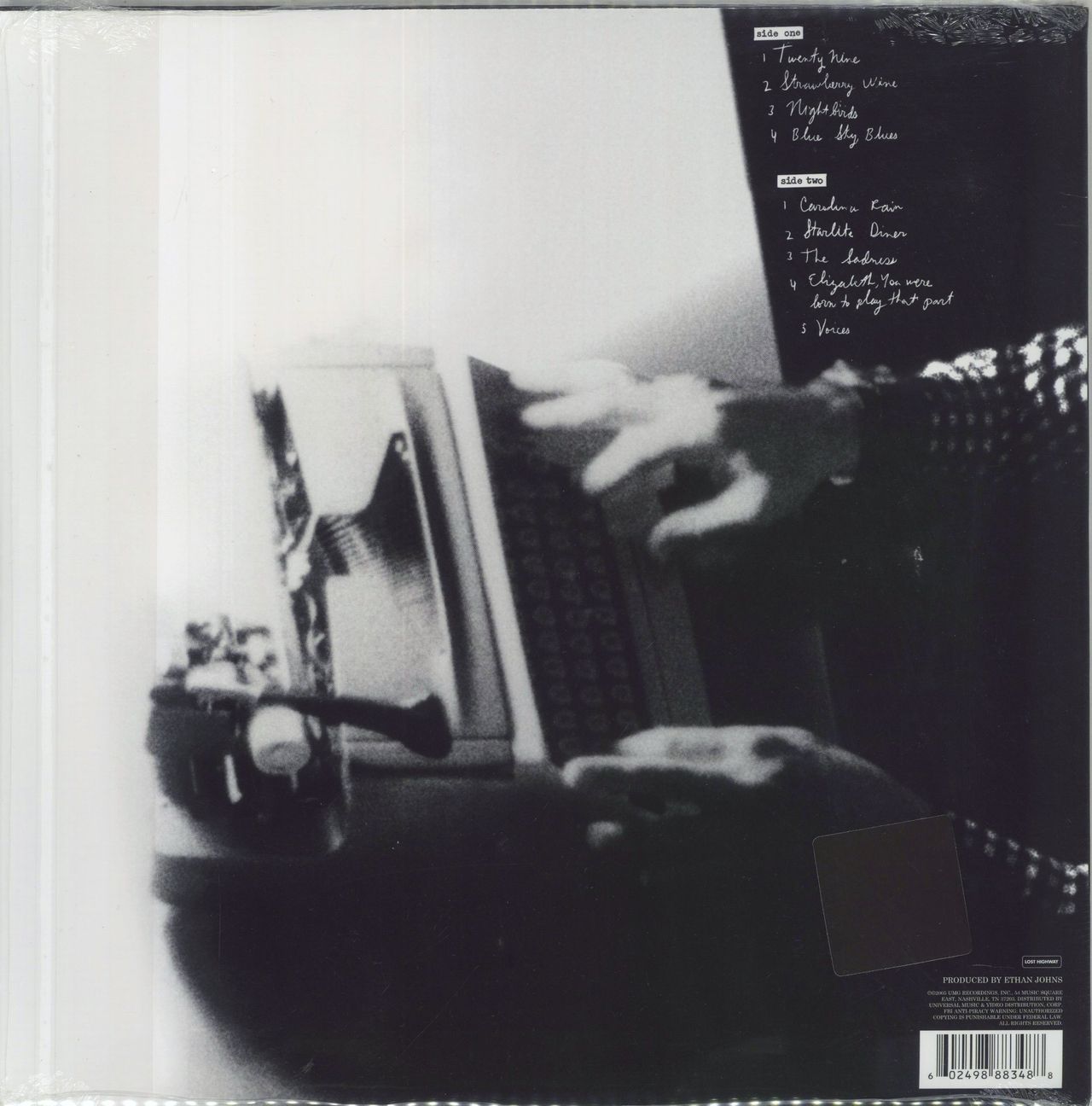 Ryan Adams 29 - 180gm - Sealed US Vinyl LP