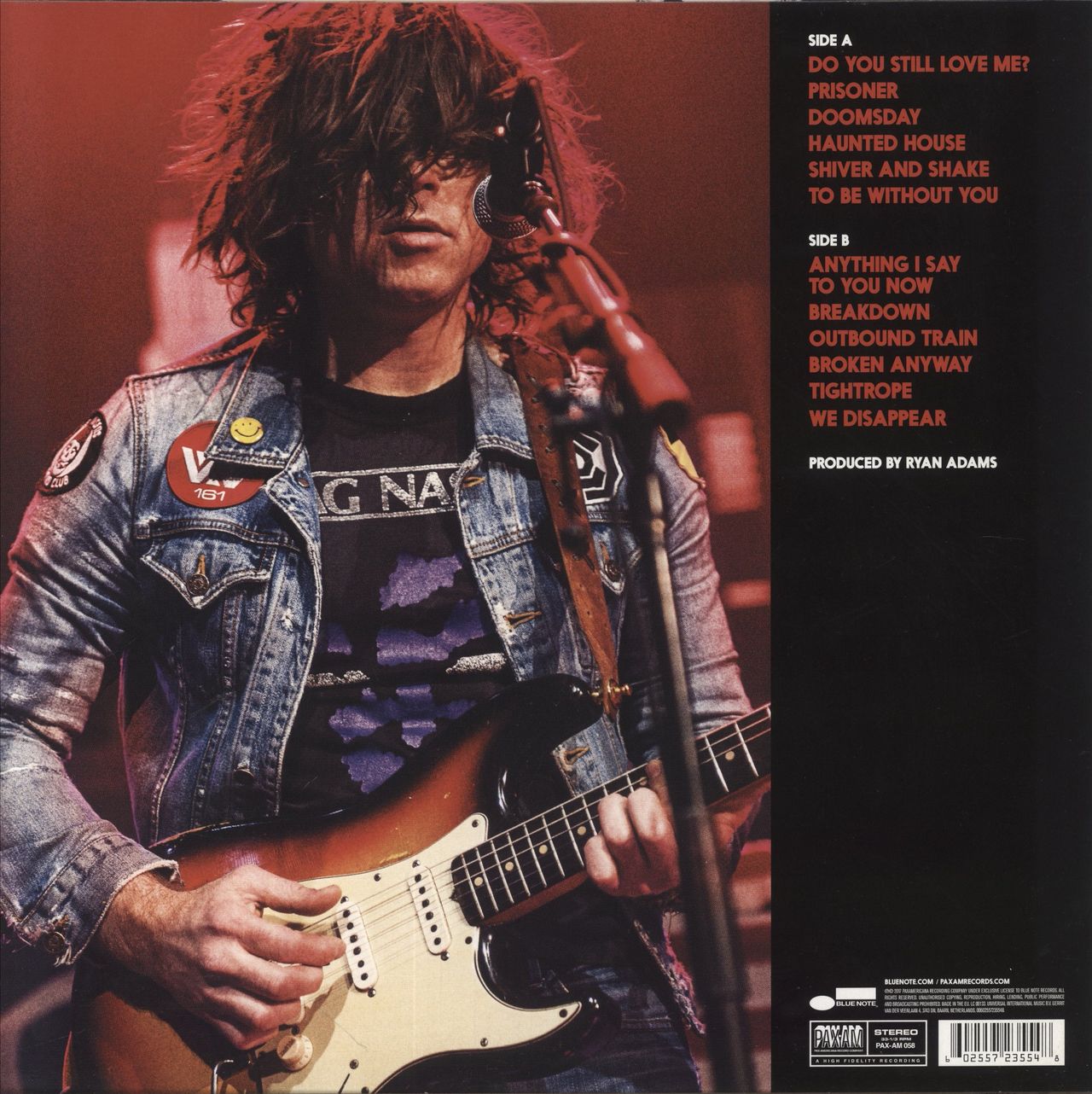 Ryan Adams Prisoner - Red Vinyl UK Vinyl LP