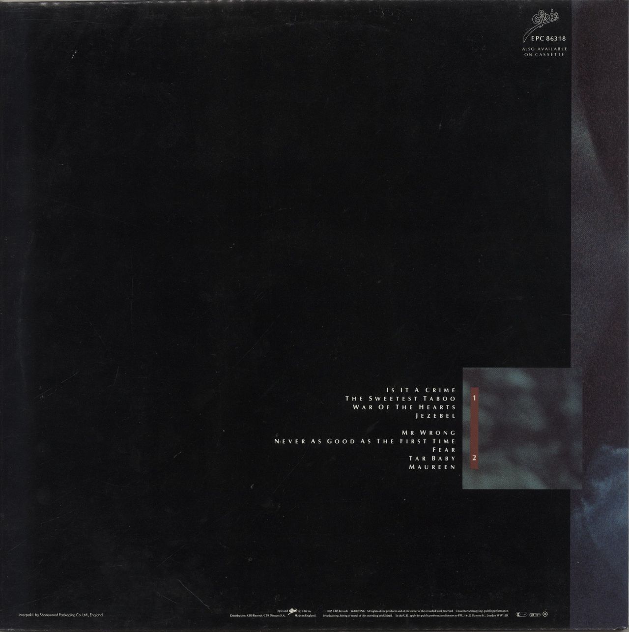 Sade Promise UK Vinyl LP