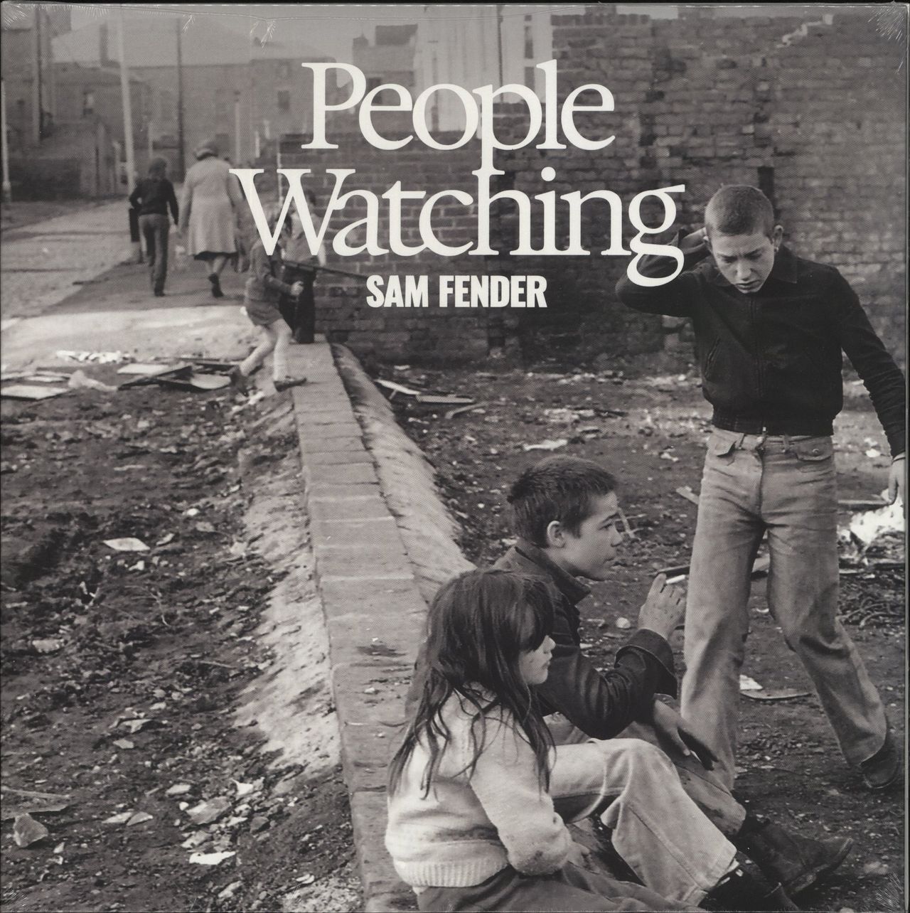 Sam Fender People Watching - Black & White Striped Vinyl + Autographed Art Card - Sealed UK Vinyl LP