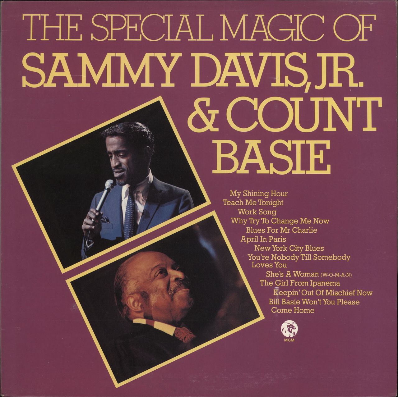 Sammy Davis Jr & Count Basie The Special Magic Of Sammy Davis, Jr. & Count Basie UK Vinyl LP