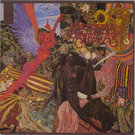 Santana Abraxas - Red Label Dutch Vinyl LP