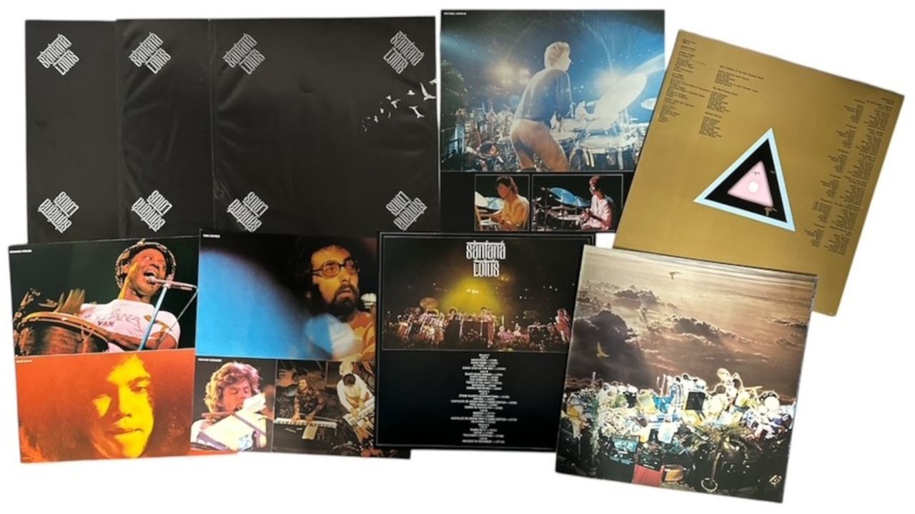 Santana Lotus - Quadraphonic Japanese 3-LP vinyl set