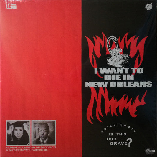 $uicideboy$ - I Want to Die in New Orleans [Ltd Ed Silver or Red & Black Split Vinyl]