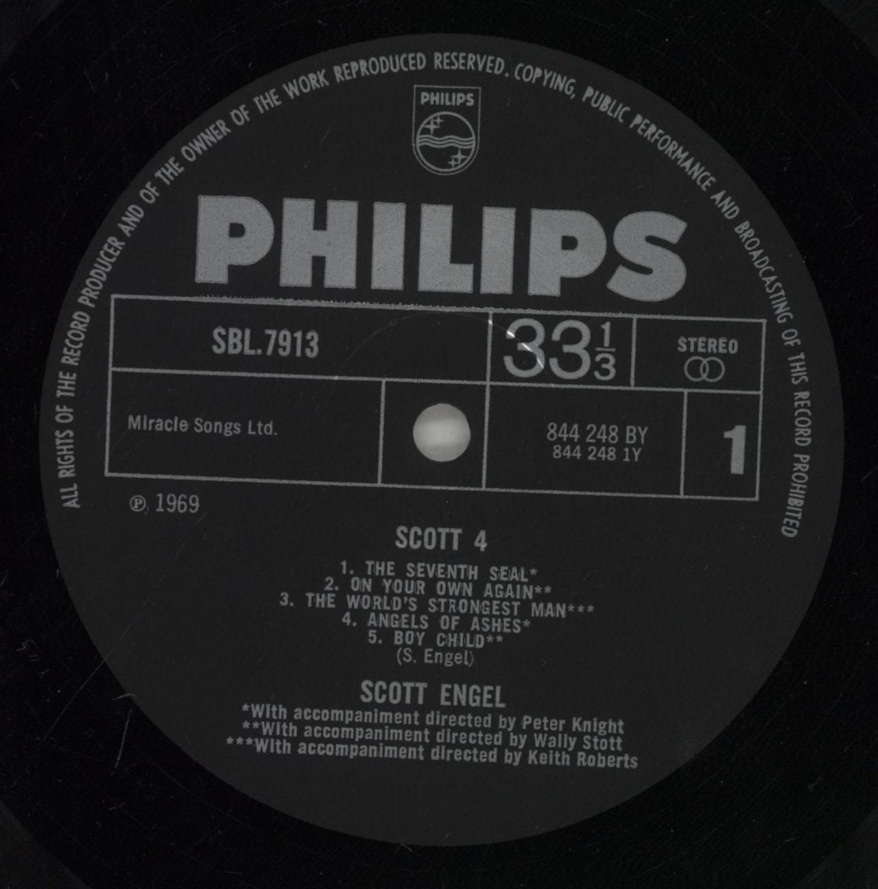 Scott Walker Scott 4 - EX UK Vinyl LP