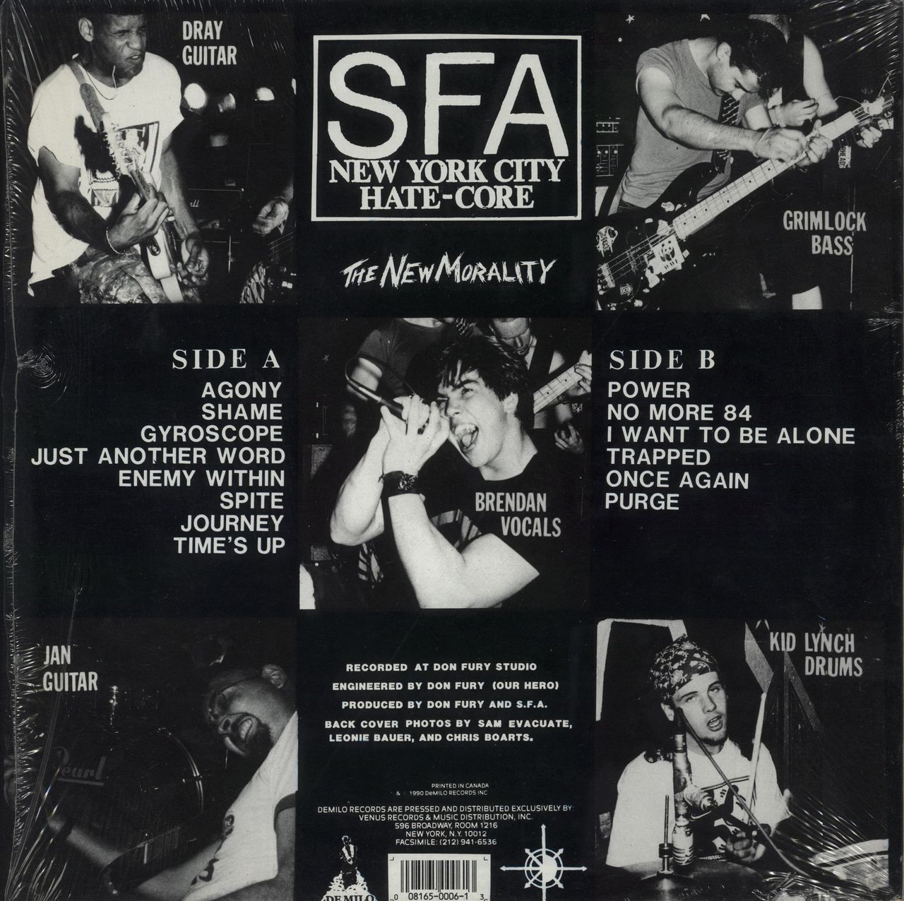SFA The New Morality US Vinyl LP