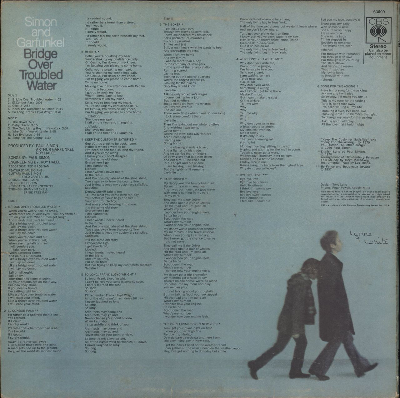 Simon & Garfunkel Bridge Over Troubled Water - 1st - Fr Lam - VG UK Vinyl LP