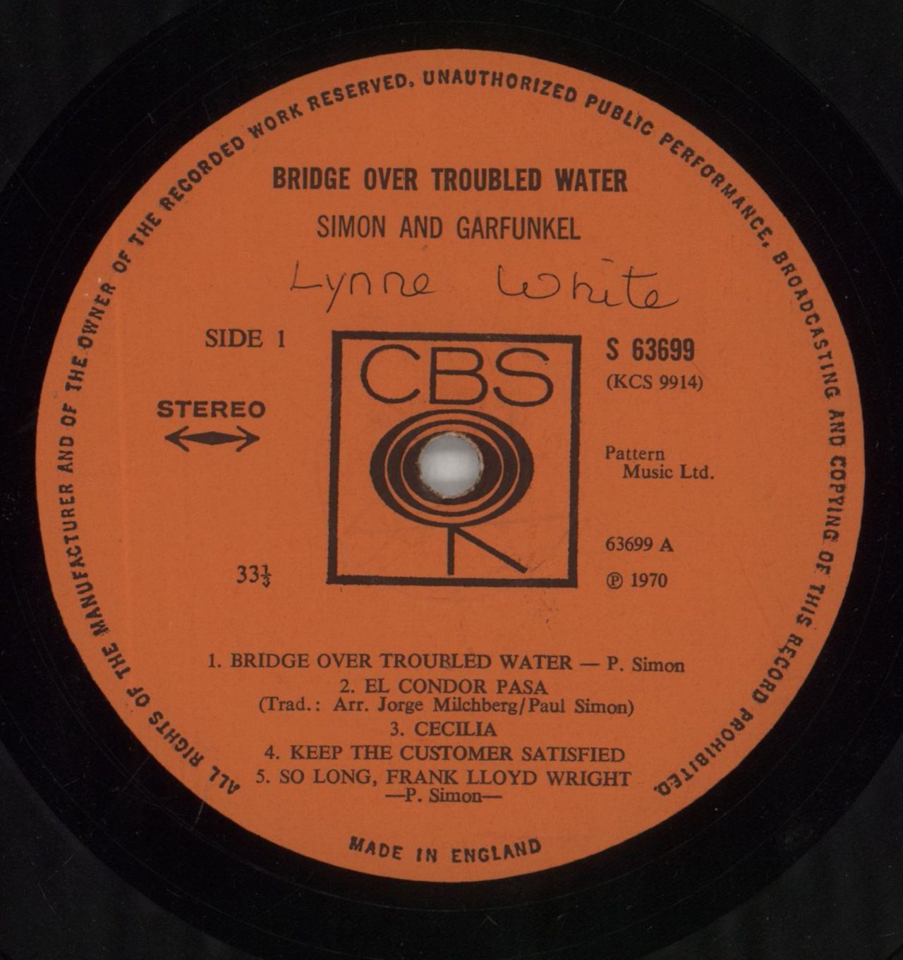 Simon & Garfunkel Bridge Over Troubled Water - 1st - Fr Lam - VG UK Vinyl LP