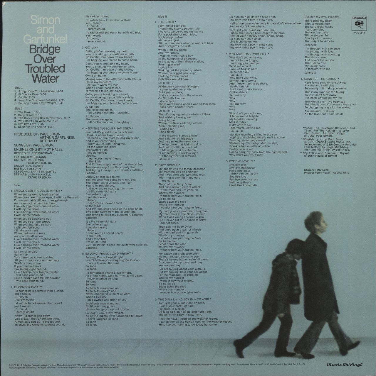 Simon & Garfunkel Bridge Over Troubled Water UK Vinyl LP