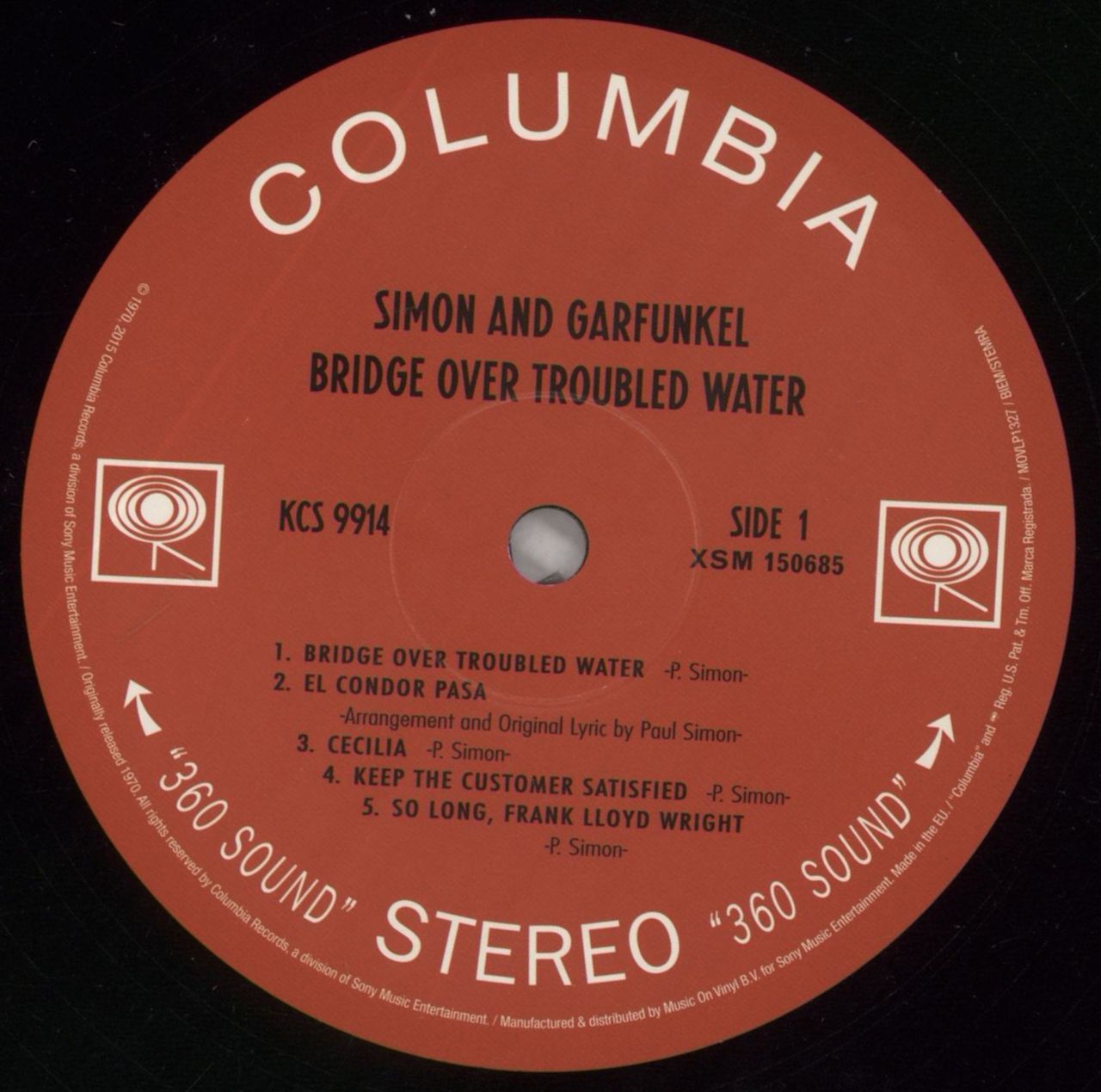 Simon & Garfunkel Bridge Over Troubled Water UK Vinyl LP