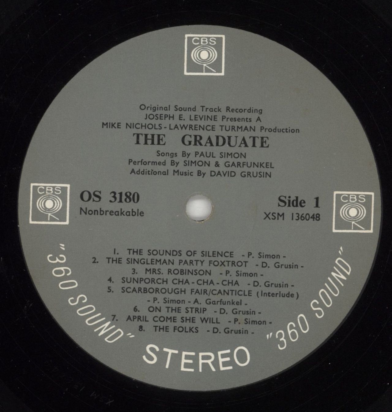 Simon & Garfunkel The Graduate US Vinyl LP