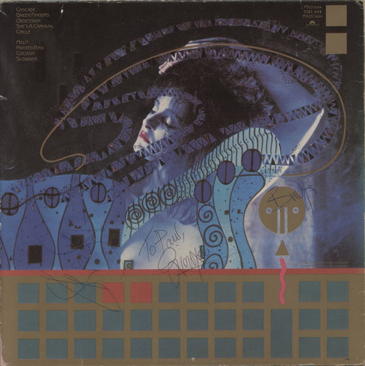 Siouxsie & The Banshees A Kiss In The Dreamhouse - Autographed UK Vinyl LP