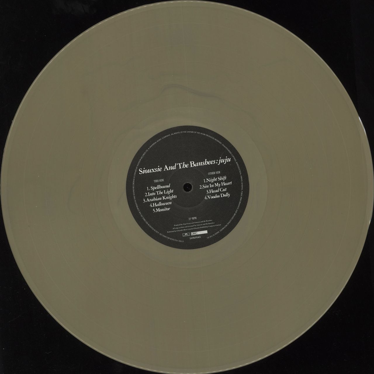 Siouxsie & The Banshees Juju - 180gm Gold Vinyl UK Vinyl LP