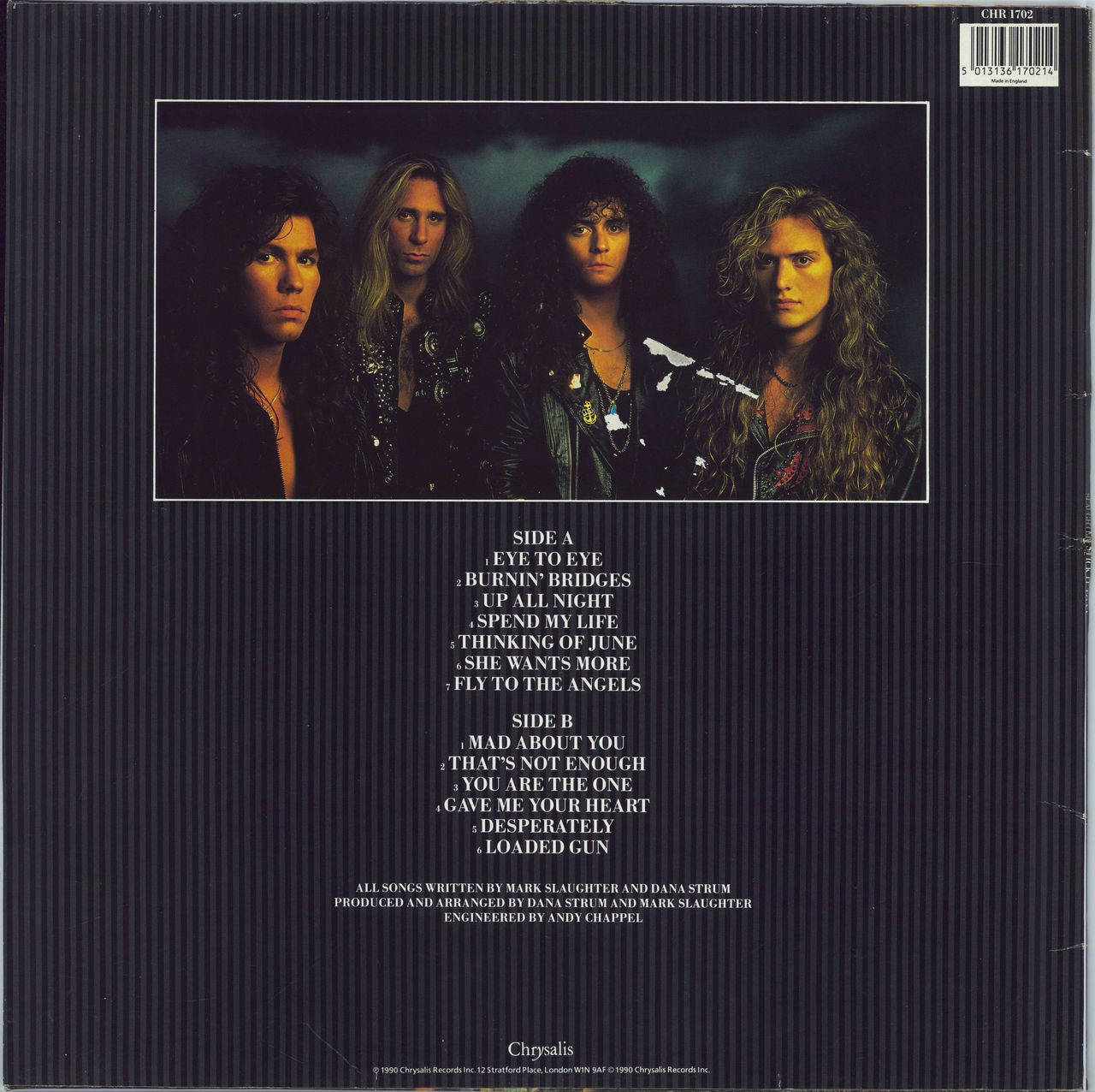 Slaughter Stick It To Ya - VG+ UK Vinyl LP