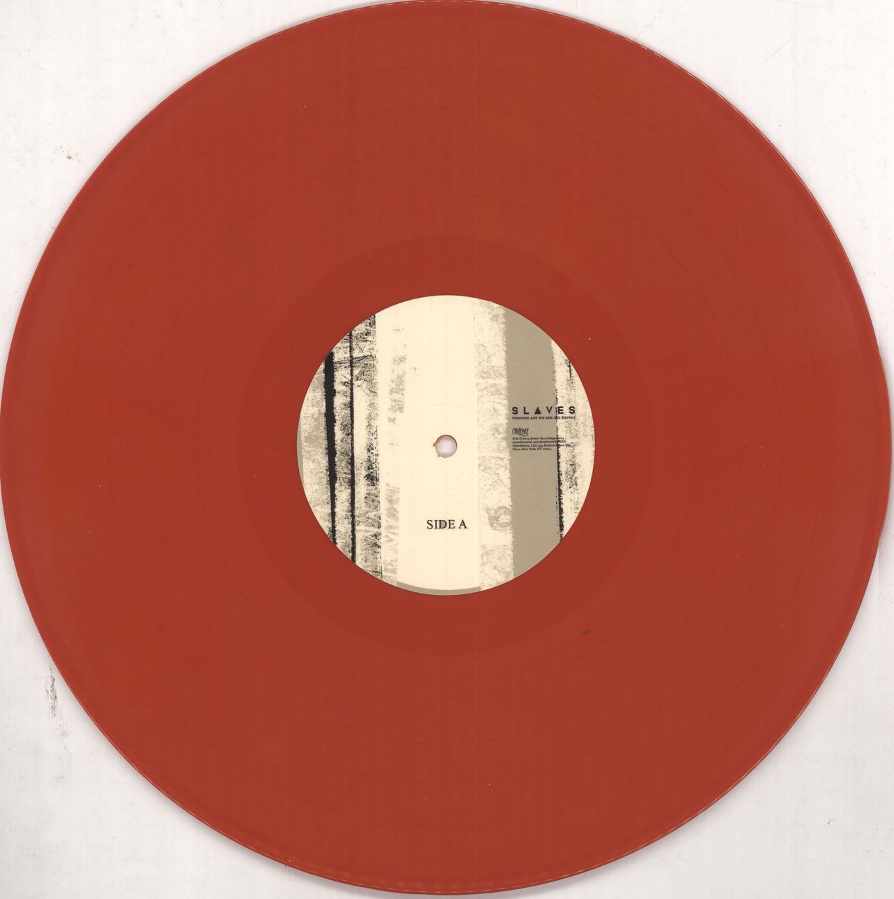 Slaves (US) Through Art We Are All Equals - Orange / Red Vinyl US Vinyl LP