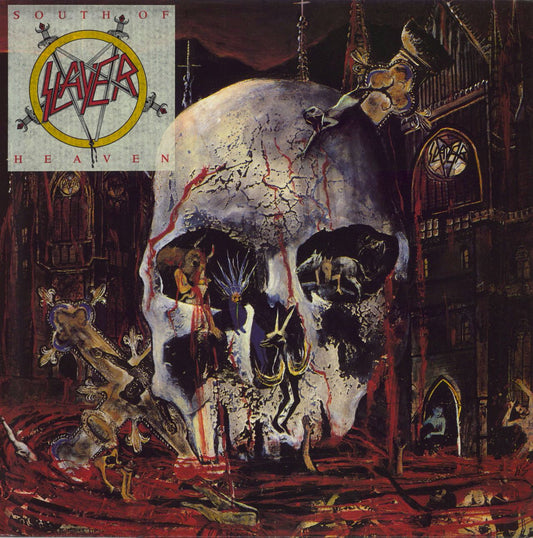 Slayer South Of Heaven - Inner - Hype Stickered UK Vinyl LP