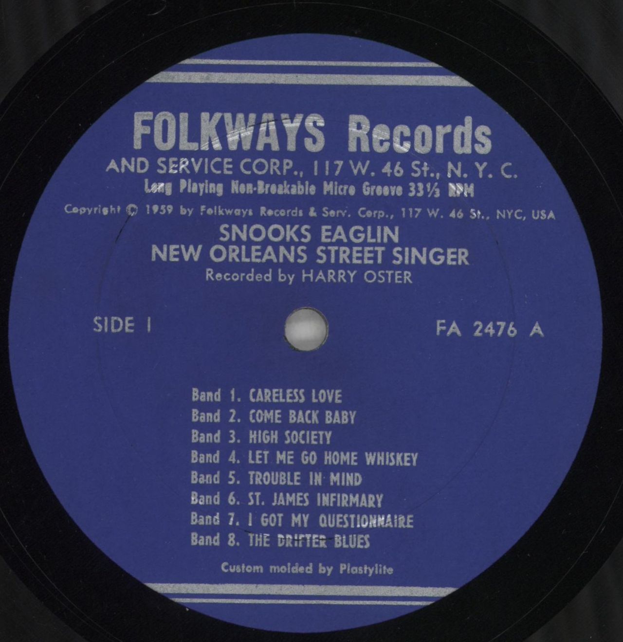 Snooks Eaglin New Orleans Street Singer US Vinyl LP