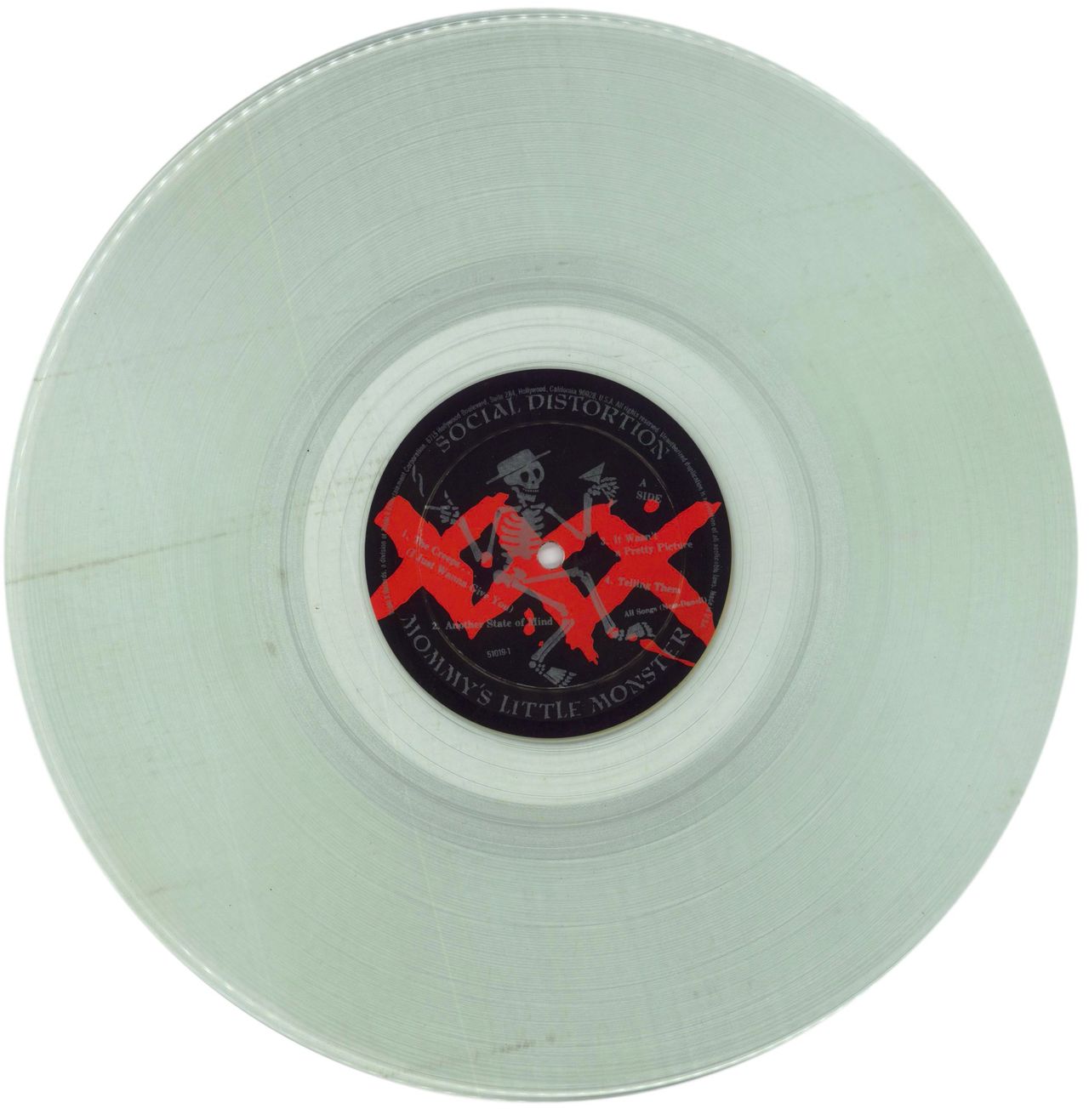 Social Distortion Mommy's Little Monster - Clear Vinyl US Vinyl LP