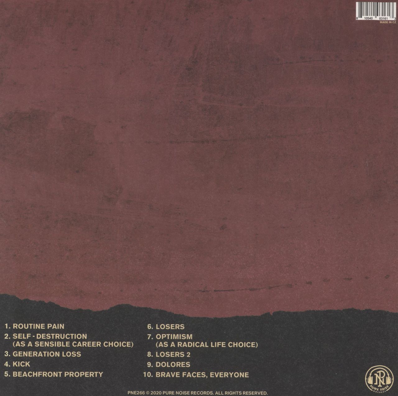 Spanish Love Songs Brave Faces Everyone - Clear With White Blob & Blood Red Splatter UK Vinyl LP