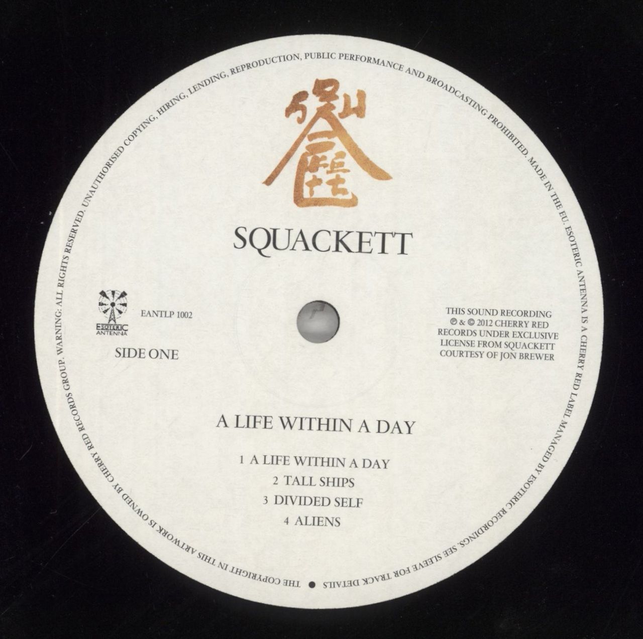 Squackett A Life Within A Day UK Vinyl LP