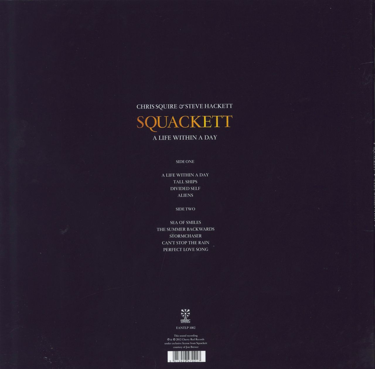 Squackett A Life Within A Day UK Vinyl LP
