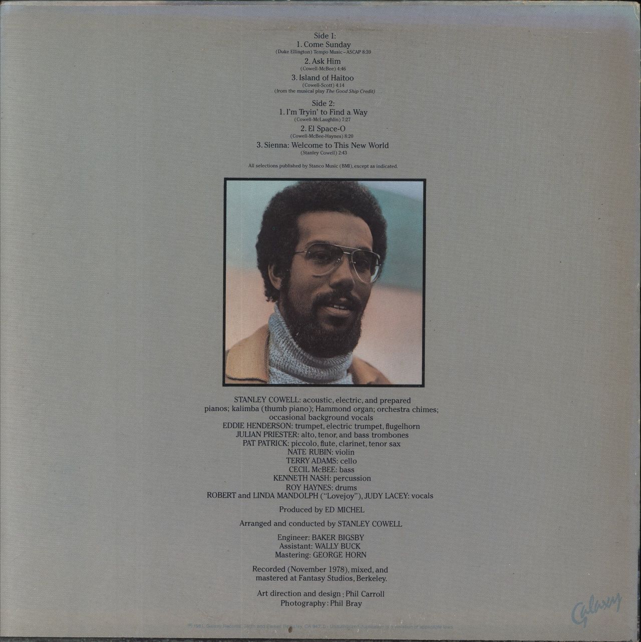 Stanley Cowell New World US Vinyl LP