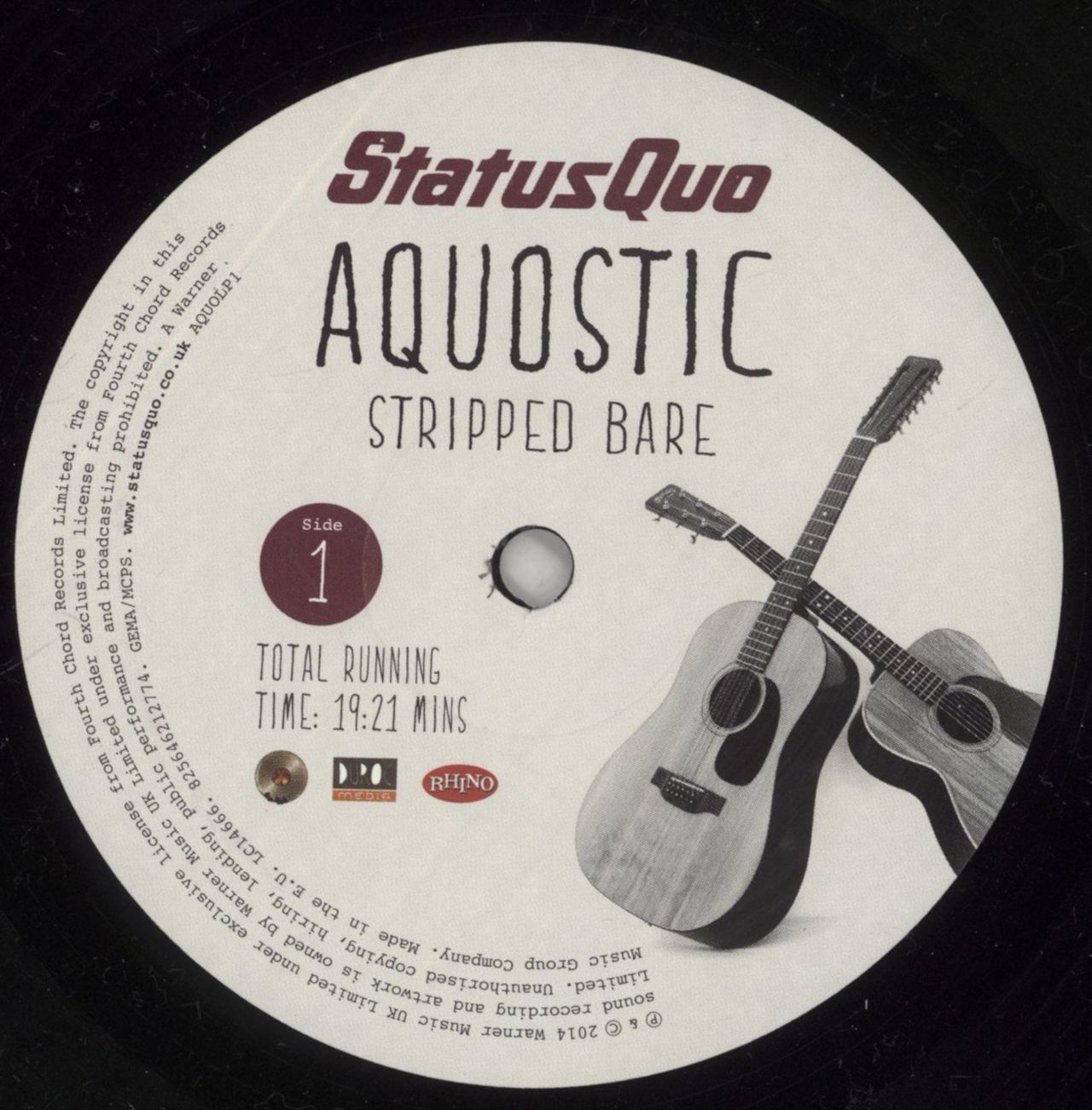 Status Quo Aquostic: Stripped Bare UK 2-LP vinyl set