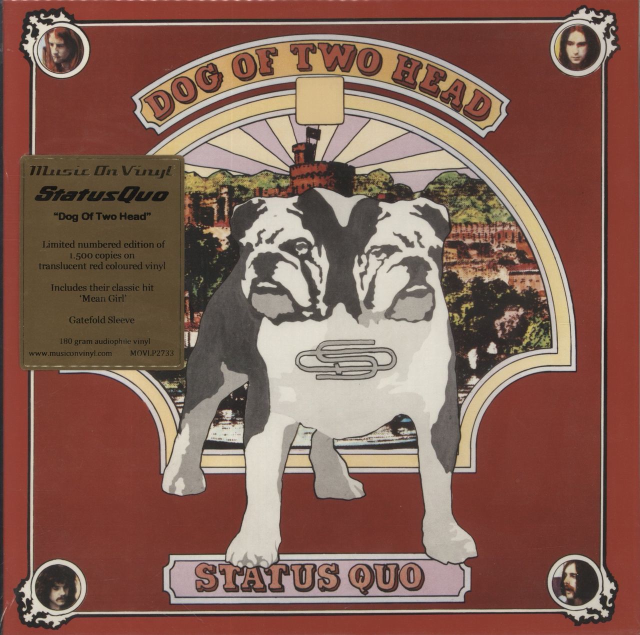 Status Quo Dog Of Two Head - 180 Gram Red Vinyl UK Vinyl LP