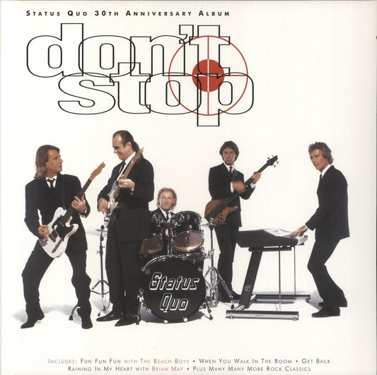Status Quo Don't Stop - Transparent Heavyweight Vinyl UK 2-LP vinyl set